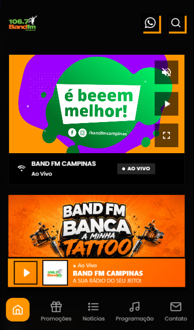 App Band FM Campinas